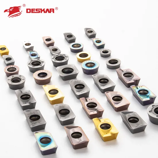 Deskar CNC Lathe Cutting Tools Metal Crew Cutting Tool Apmt Apkt1003 Apmt1135 Milling Insert Cemented Carbide Inserts